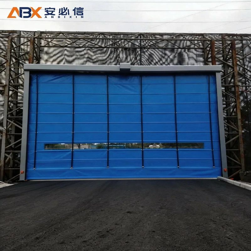 保定市软帘堆积门
